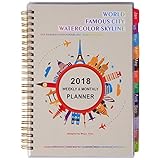 2018 Weekly & Monthly Planner – Daily Academic Year Planner, 5.75