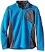 Spyder Men's Bandit Half Zip Light Weight Stryke Fleece Jacket, Large, Electric Blue/Polar