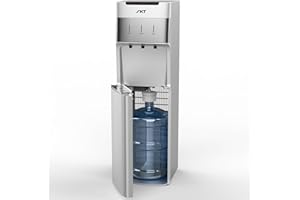 IKT Self Cleaning Bottom Load Water Cooler Dispenser for 3-5 Gallon Bottle with 3 Temperature Settings Child Safety Lock