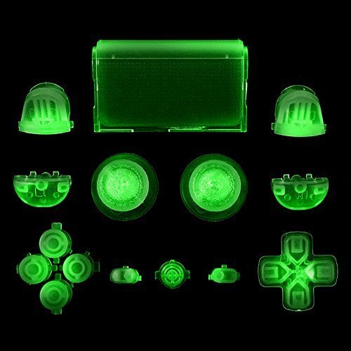YTTL®Glow in the Dark Full Buttons Set Trigger Dpad Thumbsticks For PS4 Playstation 4 Controller YTTL®Glow in the Dark Full Buttons Set Trigger Dpad Thumbsticks For PS4 Playstation 4 Controller