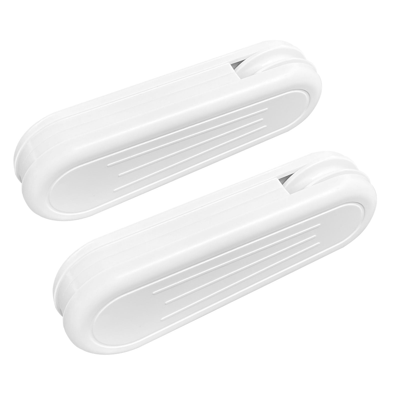 HASAYAKI Curtain Cord Weights, 2-Pack Plastic Pull String Pendants for Vertical Blind and Drapes - White — image 1