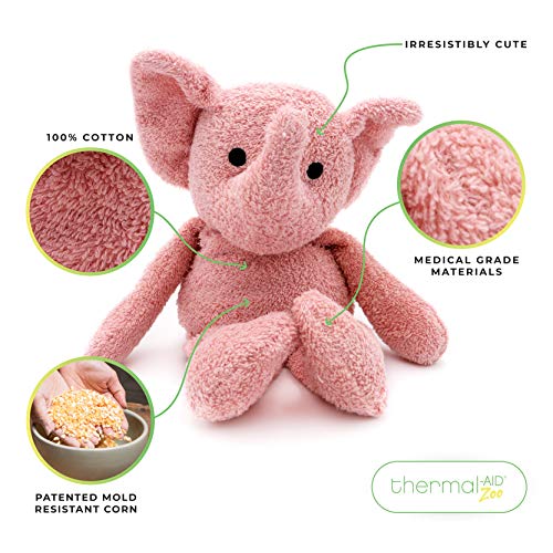 Thermal-Aid Zoo Animals Tiny The Elephant Heatable Therapeutic