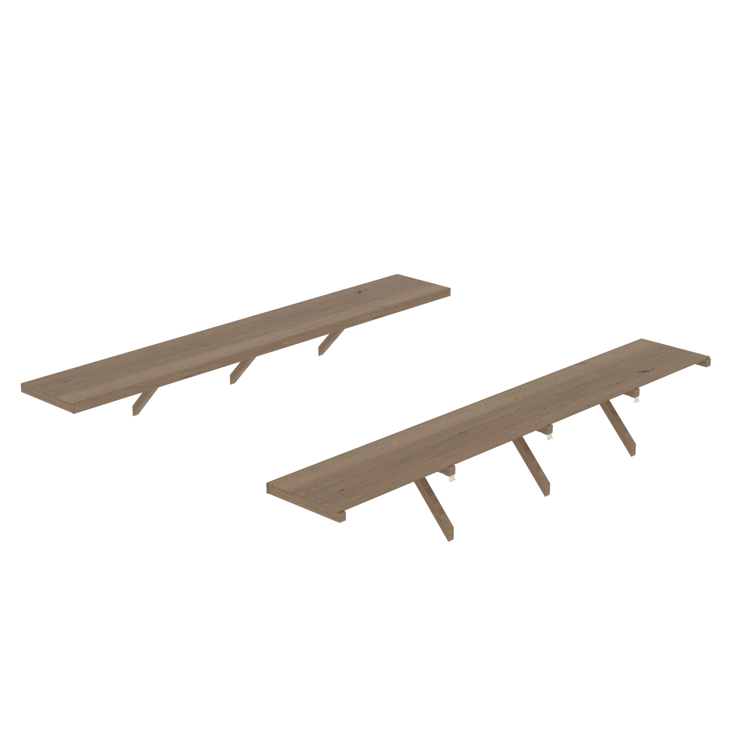 Photo 1 of *****************ONLY 1 SHELF************
MUPATER 91” Wood Shelves Suitable for 8 FT Wood Greenhouse, Large Bearing Capacity, Wall Shelf Storage Floating Shelves for Wooden Greenhouse, Brown (2PCs)