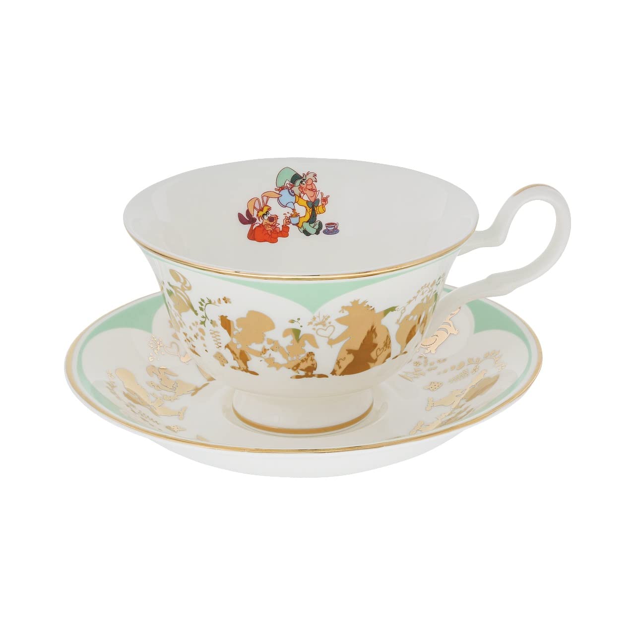 The English Ladies Co - Alice in Wonderland Cup and Saucer Set - Mad Hatter