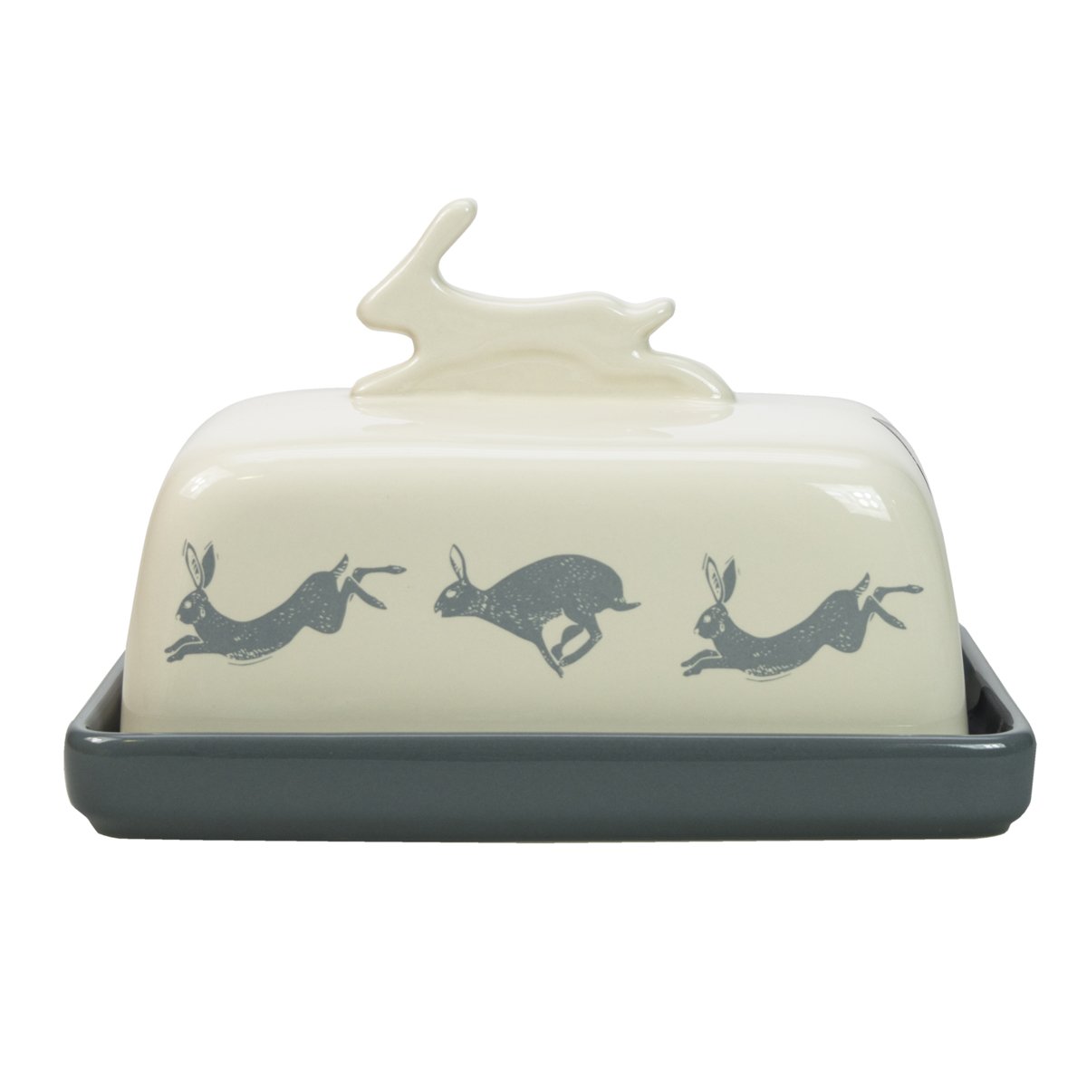 English Tableware Company Artisan Hare Butter Dish