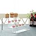 12-Inch W by 11.5-Inch D Clear Acrylic Shelf & Metal Cupcake Stand / 4-Tier Display Riser Rack