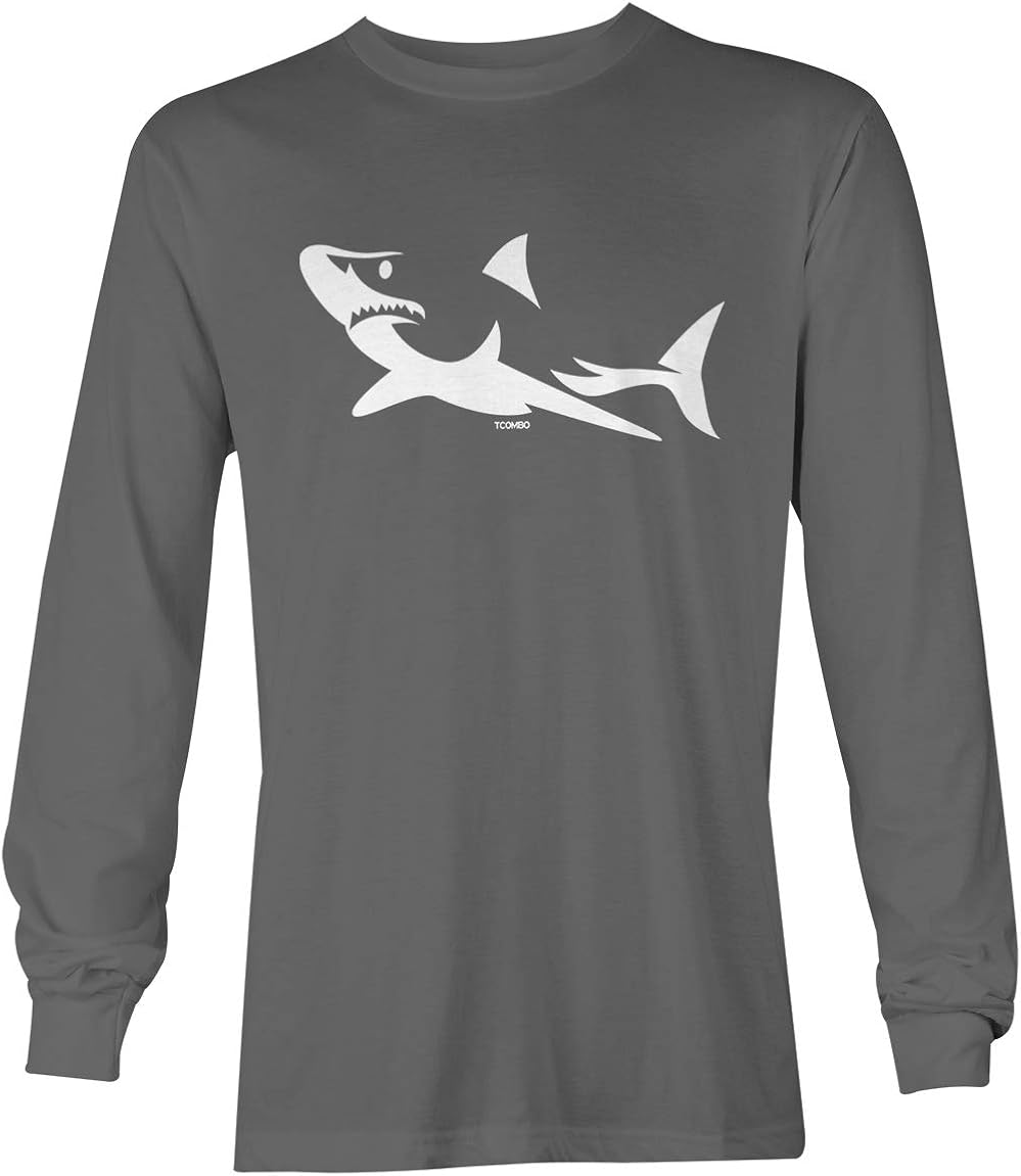 Shark Silhouette - Great White Hammerhead Unisex Long Sleeve Shirt