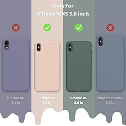 OuXul Case for iPhone X/iPhone Xs case Liquid