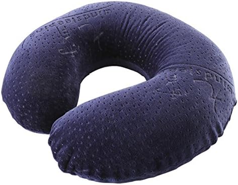 Habe Latex Airplane Pillows Office Car Neck Pillow Siesta Travel U-sharp Pillow negative ion emulsion core 32*30.5*12cm