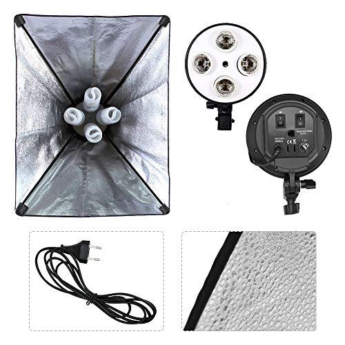 MOUNTDOG Softbox Lighting Kit 540W 20'x 28' 3 pcs Softbox Professional Studio Photography for Portrait Photo Video Shooting - Thumbnail 2