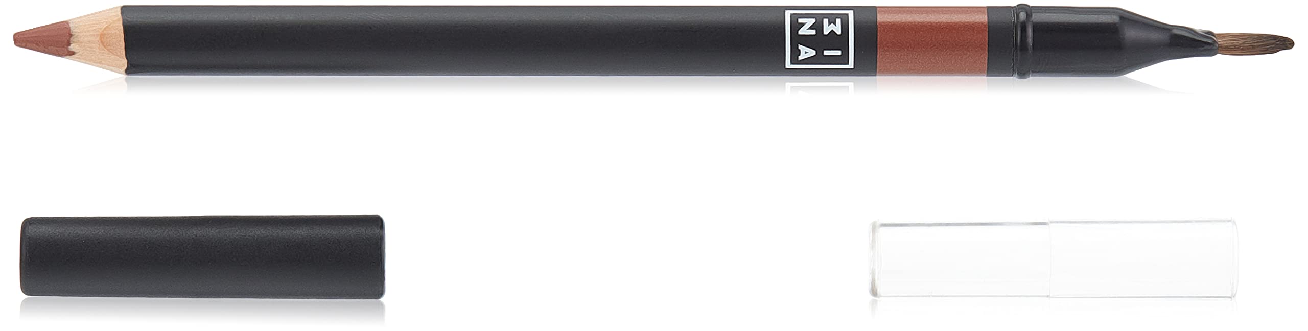 3INA MAKEUP - Vegan - The Lip Pencil 513 - Medium brown red - Longwearing Formula - Highly Pigmented Intense Colors - Built- In- Brush - Intense Colorful Shades - Cruelty Free