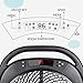 TRUSTECH Evaporative Air Cooler, 3-in-1 Bladeless Fan, Instant Cool & Humidify with 3 Wind Speeds, No Noise, 12H Timer, LED Display, Suitable for Large Room Office, Remote Control