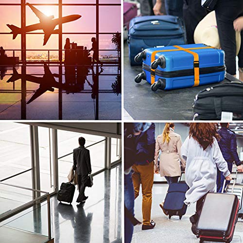Add A Bag Luggage Strap Accessories for Travel Suitcase Belt Adjustable Connector Stacker Connect Your 3 Luggages 4 Color by Ajmyonsp - Thumbnail 5