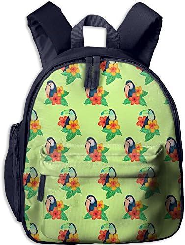 Blue Hope Flowers Fashion Elegant Bookbag Backpack Student Backpack