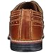 PhiFA Men's Distressed Genuine Leather Wingtips Oxfords Lace-ups US Size 10.5 Brown