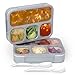 Deluxe Bento Lunch Box Set, 2 Leakproof Containers With 4 Compartments, FDA Approved and BPA-Free Meal Box For Adults and Kids, Ideal For Food Prep and Meal Planning, By Bowlfarm
