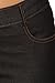 YELETE Womens Plus Size Cotton Blend Stretchy Jeggings with 5 Pockets (Black, XL)