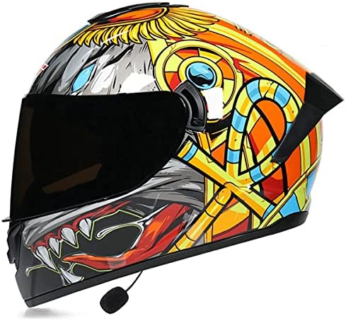 GGXX Motorcycle Helmet with Bluetooth 