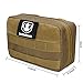 Barbarians Tactical Admin Pouch Military MOLLE Pouch for Tools Map Magazine Tan