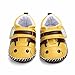 Lidiano Baby Non Slip Rubber Sole Cartoon Walking Slippers Crib Shoes Infant/Toddler (18-24 Months, Bee)