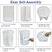PFFY Rotating Makeup Organizer Make Up Organizers and Storage Box Gift for Women Adjustable Multi-Function Cosmetic Case Makeup Stand Beauty Brush Holder Countertop
