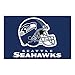 FANMATS 5945 Seattle Seahawks Starter Mat Accent Rug - 19in. x 30in. | Sports Fan Home Decor Rug and Tailgating Mat - Seahawks Helmet Logo