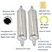 (Pack of 2) R7S Base LED Bulb J118 LED 10W 120V Dimmable Warm White 2700K Double Ended Halogen J Type Bulb Replacement 118mm (4-11/16