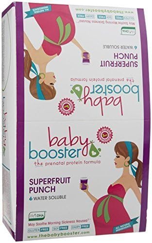 Baby Booster Prenatal Protein Formula - Superfruit Punch (16 packets) by Baby Booster
