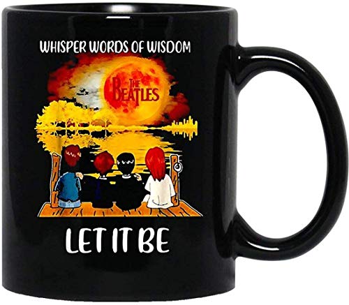 NA Whisper Words of Wisdom The #Beatles Let It Be Tasse de Chemise avec poignée, Tasse à café réutilisable en céramique… - Les Beatles, Paul McCartney, John Lennon, RIngo Starr, George Harrison NA Whisper Words of Wisdom The #Beatles Let It Be Tasse de Chemise avec poignée, Tasse à café réutilisable en céramique…