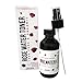 NEW! Premium Organic Rose Water Toner for Toning Face and Soothing Skin, 4 oz, Natural and Pure Facial Toner Comes Stored in an Amber Glass Bottle with Sprayer, by White Moose