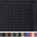 Gorilla Grip Original Durable Rubber Door Mat, 29x17, Heavy Duty Doormat, Indoor Outdoor, Waterproof, Easy Clean, Low-Profile Mats for Entry, Garage, Patio, High Traffic Areas, Black Maze