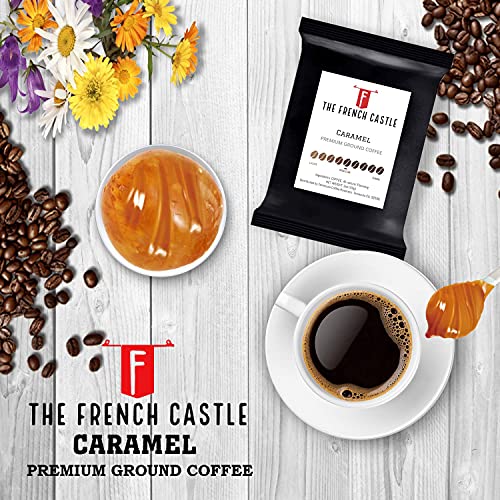 Coffee Sample Pack, Flavored Ground Coffee Sampler Gift Box Set