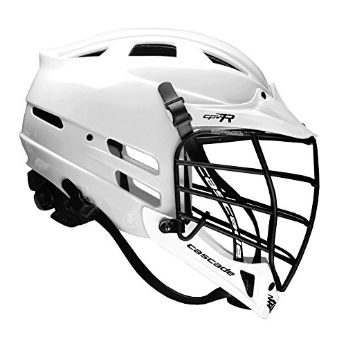 Cascade CPV-R Lacrosse Helmet (White Shell/Black Mask) - Medium/Large