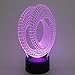 Optical Illusion 3D Corkscrew Lighting by Playtime 123 is a Great Nightlight with a Soft Subtle Glow for Kids. These Eco-friendly Laser Cut Precision LED Lights Make Beautiful Gifts for Mom and Amazing Desk Lamps for Dad. Start Enjoying your very own Multicolored USB Powered Light Today!