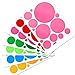 Polka Dots Wall Decals 91 pcs Cute - Colorful Round Stickers for Toddlers & Kids Bedroom,Playhouse,Nursery Decorations