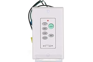 Anderic Ceiling Fan Wall Control UC9051T with Reverse. Wall Switch Plate Remote - Wired