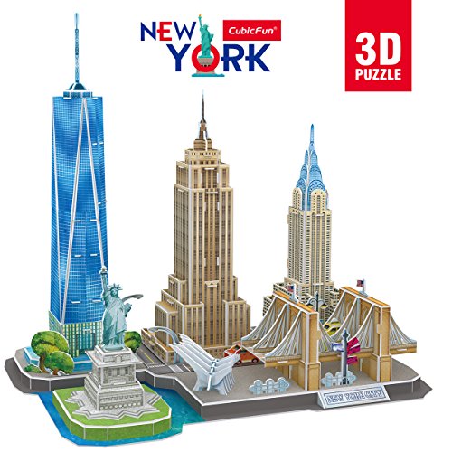 3D Puzzles for Kids Ages 8-10 Arts Crafts for Kids Ages 8-12 New York Cityline 3D Architecture Crafts for Girls Ages 8-12, Toys Gifts for 8 Year Old Girls Gifts for 10 Year Old Girl Building Model