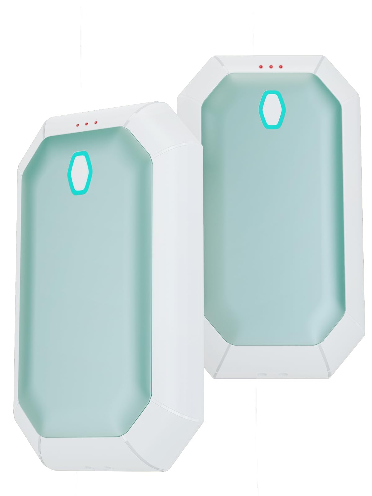 ITSHINY 2 Pack Rechargeable Electric Pocket Hand Warmers, Portable Heated Warmers, Great for Outdoors, Camping, Hiking, Gifts
