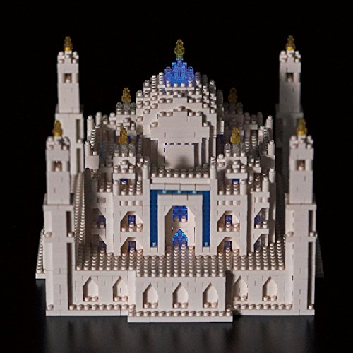 Nanoblock Taj Mahal Deluxe Building Set (2210 Piece)