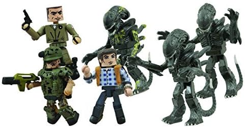 Aliens vs Marines Minimates Counter Dump Sealed Case of 12 Single Packs