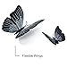 Butterfly Wall Decals - Butterfly Wall Stickers - 3D Butterfly Wall Stickers - Butterfly Wall Art - Wall Decals for Bedroom - Teen Room Decor - Black Butterfly Wall Stickers (12 pcs)