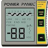 Triplett Byte Brothers Inline Power Panel PoE Analyzer and CAT 5/6 Digital Voltmeter (POE1000IL)