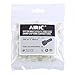 AIRIC Closed End Crimp Connectors 16-14 AWG 100 Pcs Wire Splice Caps Electrical Connector Terminals Copper Core and Nylon Wiring Cap Crimps Terminal for 16,14 Gauge Wires,(CE2)
