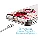 ACKETBOX iPhone 8 Plus Case/iPhone 6s Plus Case/iPhone 6 Plus Case/iPhone 7 Plus Case Floral Design PC Case and TPU Cover Full Body Protective Cover for iPhone 8/7/6s/6 Plus