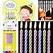 Wanj 30 Pcs Magic Relighting Birthday Candles, Novelty Trick Candles for Birthday Party, Fool's Day, Christmas Celebration