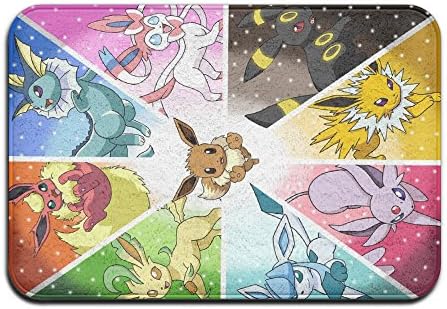 Adhra Lucky Pokemon Go Doormats / Entrance Rug Floor Mats, Size 23.6 X 15.7 Inches