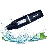 Nose Ear Hair Trimmer,PrettyQueen Stainless Steel Blade Wet/Dry Clipper for Men and Women, Black