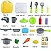 Kitchen Food Playset 26 PCS Set of Pretend for Kids, Includes Cutting Play Fruits and Veggies, Mini Pots and Pans, Cutting Board, Knife,Pepper,Salt and More