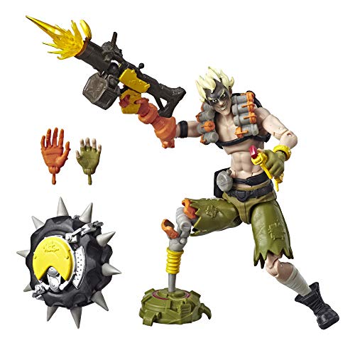 Hasbro Overwatch Ultimates Serie Junkrat 15 cm große Videospiel Charakter Action-Figur zum Sammeln mit Accessoires