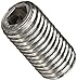 18-8 Stainless Steel Set Screw, Plain Finish, Hex Socket Drive, Cup Point, Meets ASME B18.3/ASTM F880, 1/2